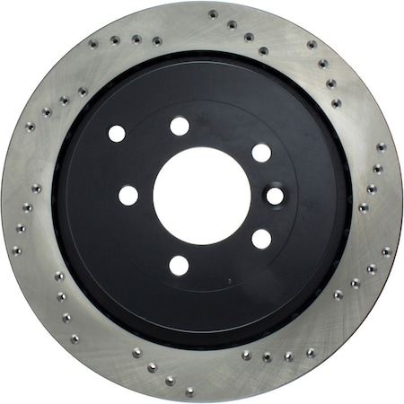 Centric Parts Sport Cross Drilled Brake Rotor, 128.22010L 128.22010L